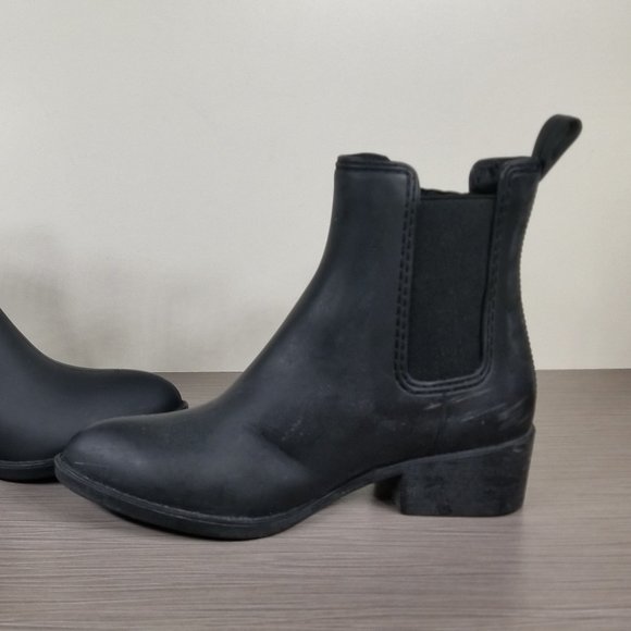 Jeffrey Campbell Stormy Rain Boot, Black, Womens Size 6 - Picture 6 of 11